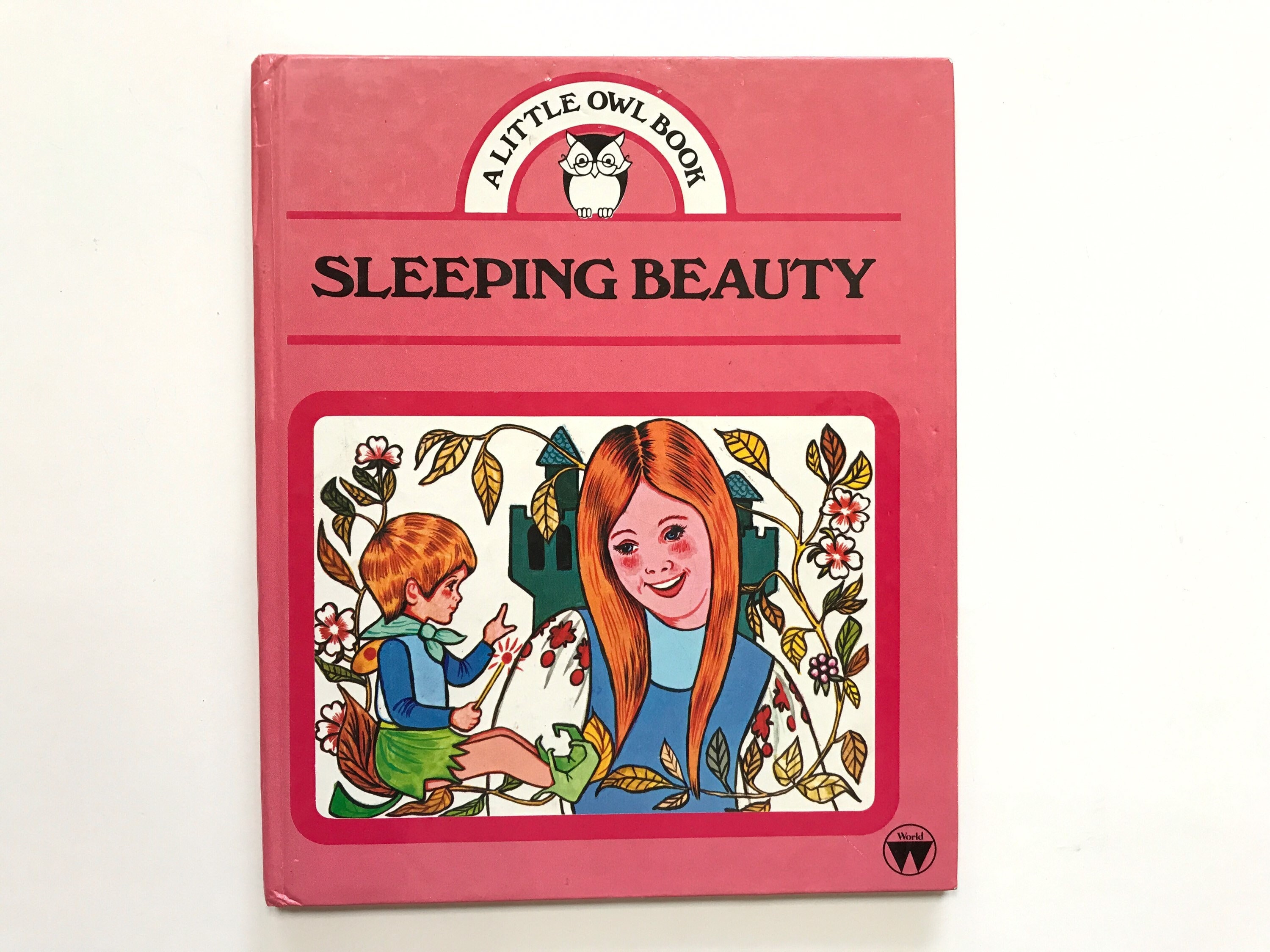 Little Owl Book Sleeping Beauty 80s Kids Childrens Fairy Tale Reading Bedtime Story