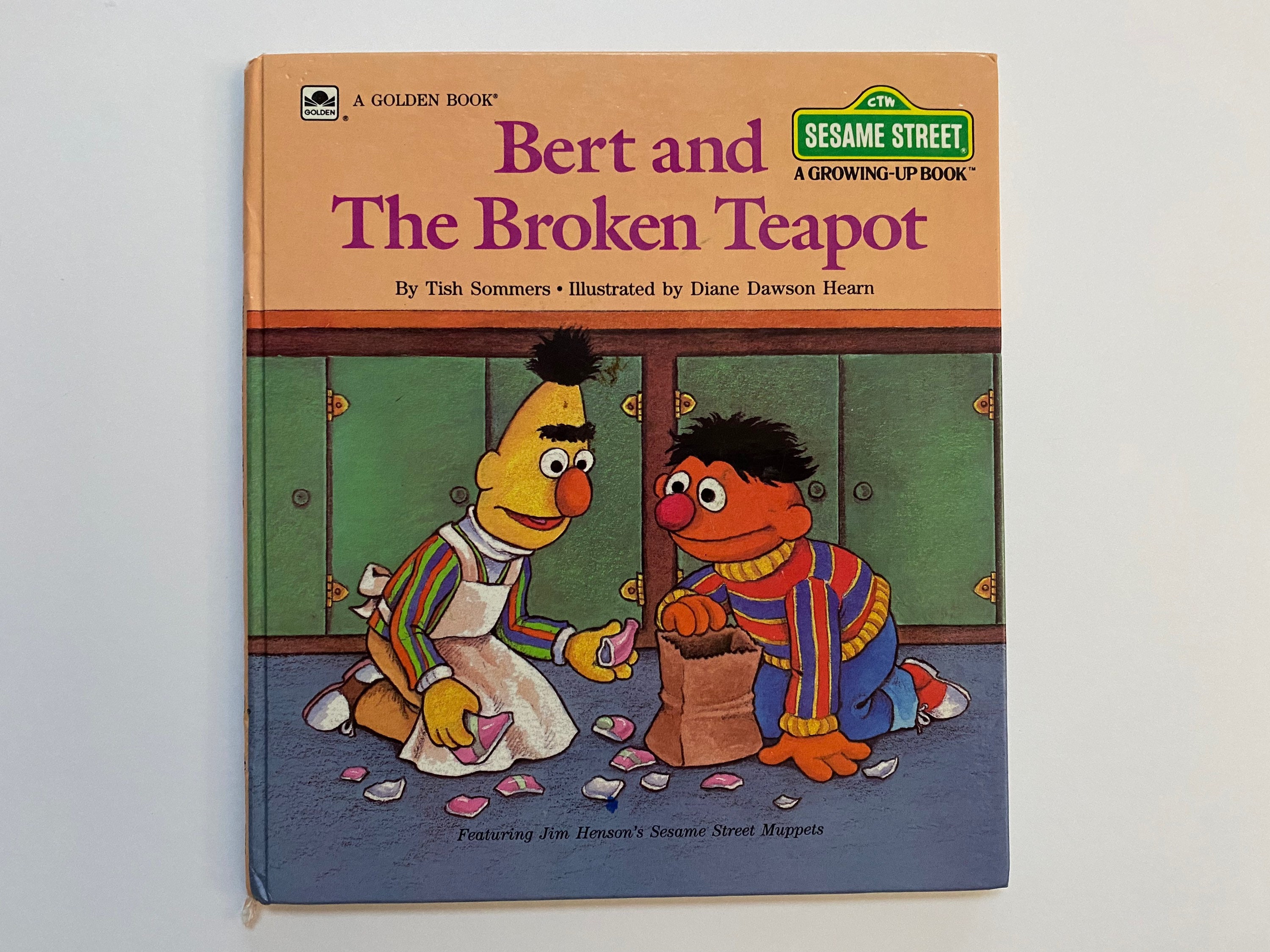 1985 Bert and the Broken Teapot Book Hard Cover Story Reading Etsy