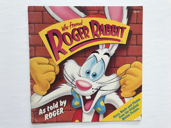 1988年 ロジャー・ラビットの罠 ソフトカバー 子供向け絵本 80年代の