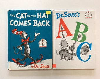 Dr Seuss Cat in the Hat Comes Back ABC Kids Childrens Books Beginner Books 80s 90s