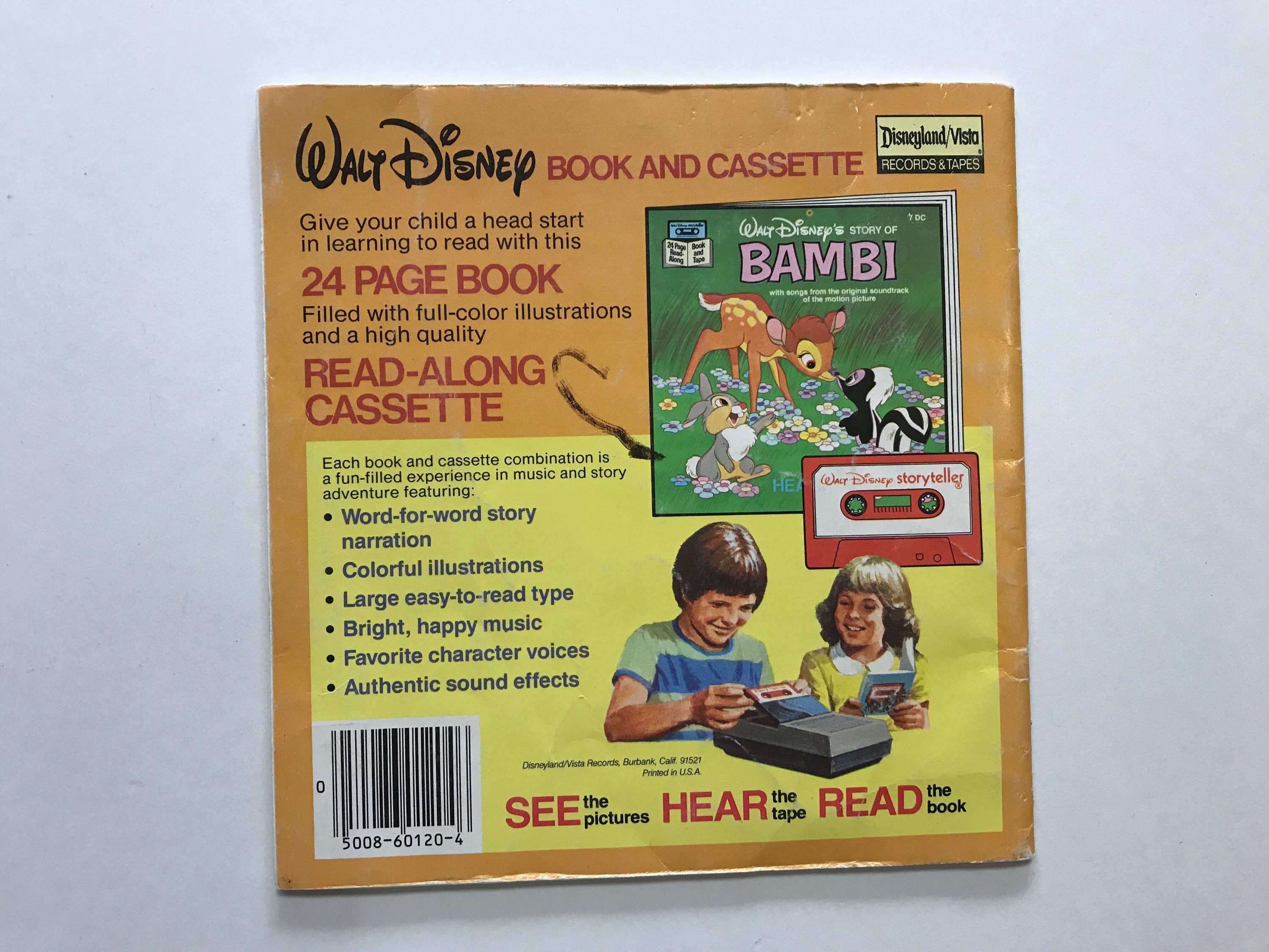 Vintage Dumbo See Hear Read Book Collectible Paper Ephemera