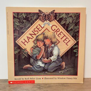 1988 Hansel and Gretel Fairy Tale Book Soft Cover Childrens Reading Story Scholastic