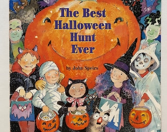 2000 The Best Halloween Hunt Ever Book Spooky Season Paper Ephemera Search n Find Kids Children