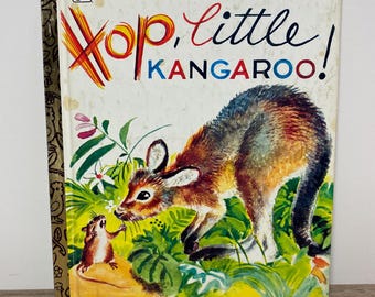 Hop Little Kangaroo Little Golden Book 1975 #558