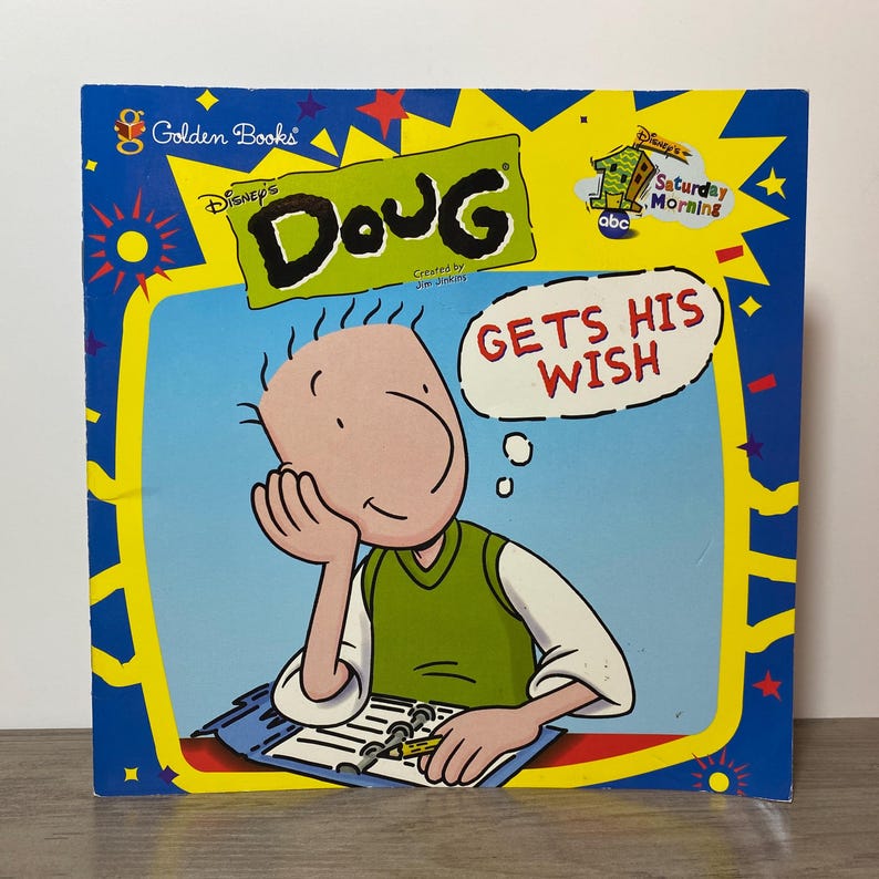 Doug Chapter Books Doug Gets His Wish Softcover Kids Book Disney 1999 - Etsy