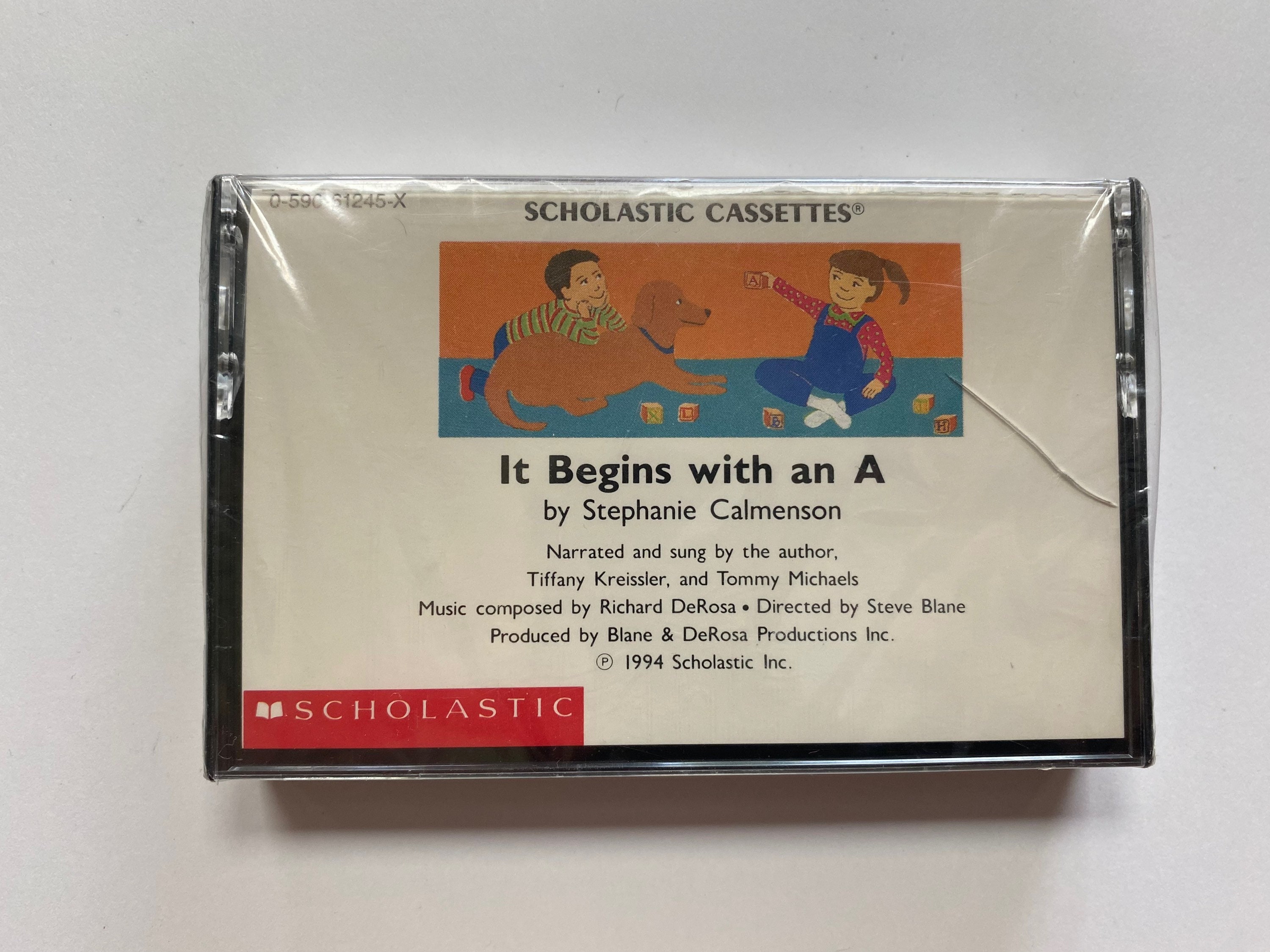 It Begins With an A Vintage Scholastic Cassettes Childrens