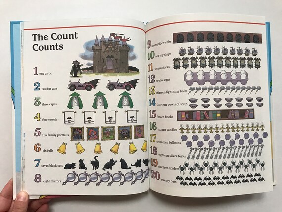 1989 on My Way With Sesame Street Book Volume 2 I Can Count