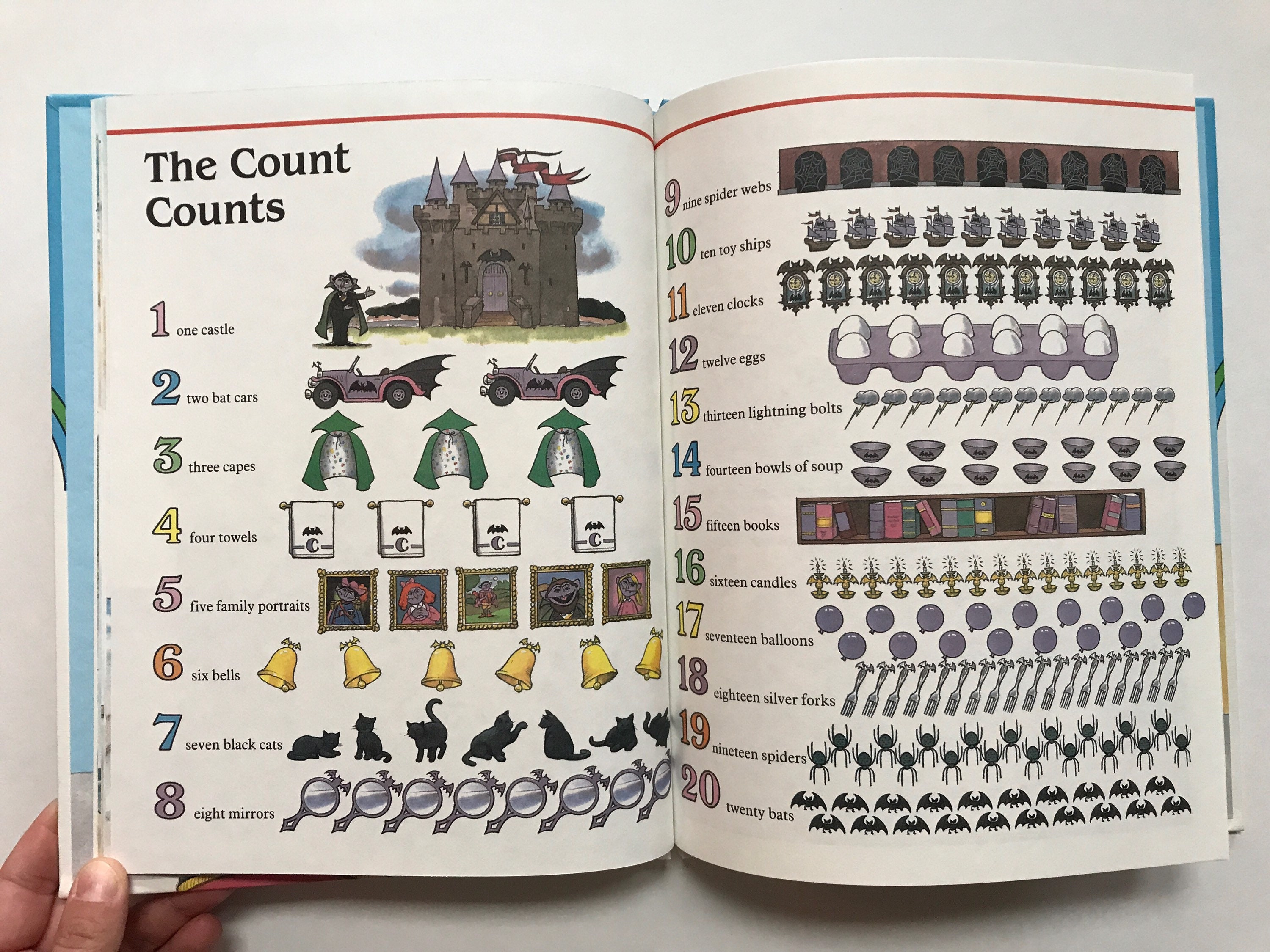 1989 on My Way With Sesame Street Book Volume 2 I Can Count