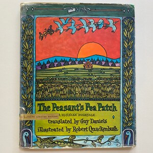 The Peasants Pea Patch Robert Quackenbush 1971 Kids Children 80s Storybook Hard Cover DAMAGED