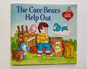 Care Bears Help Out Mini Book Kids Children 80s 1983