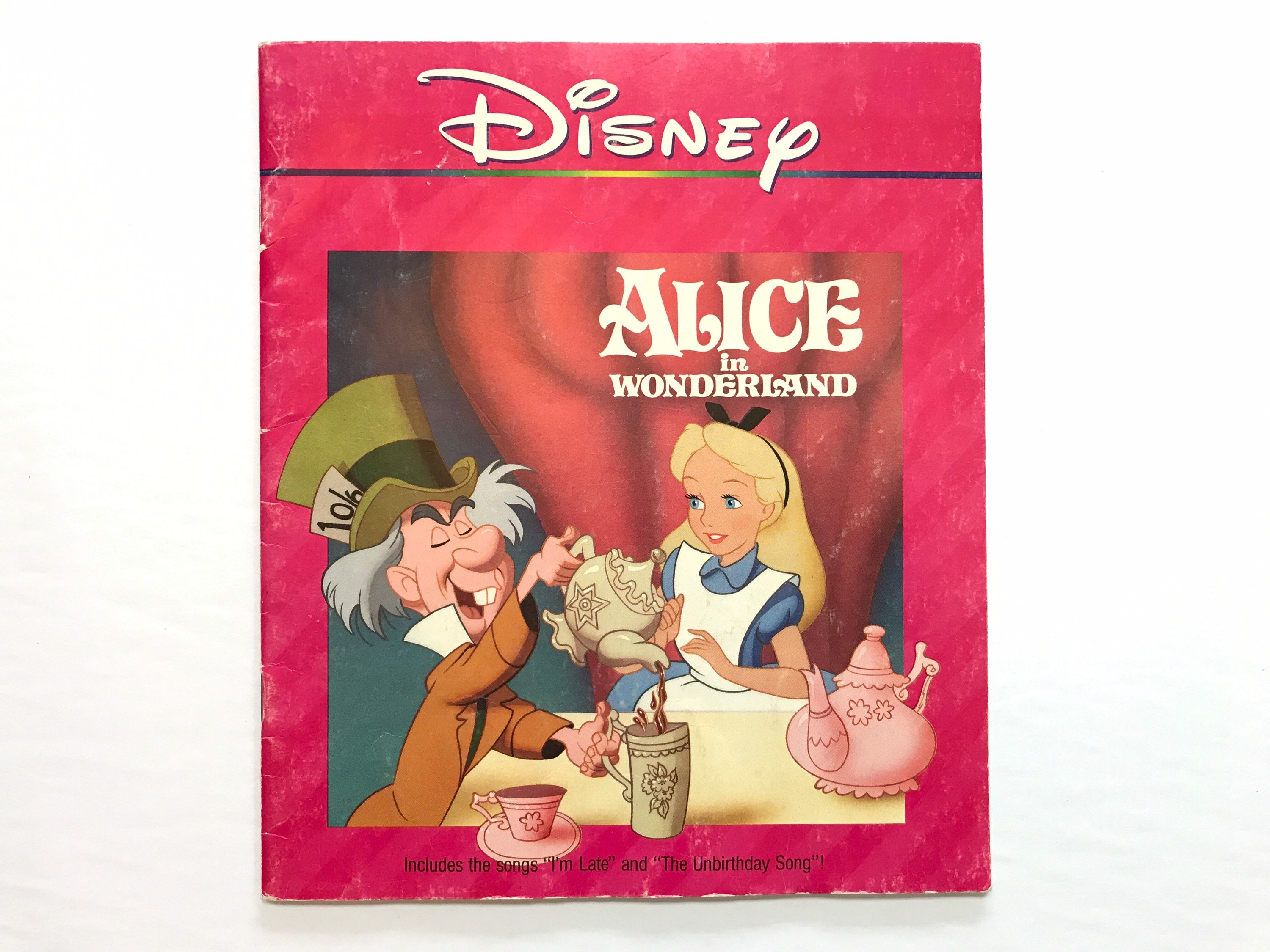Vintage Alice in Wonderland Walt Disney Golden Kids Book Paper - Etsy