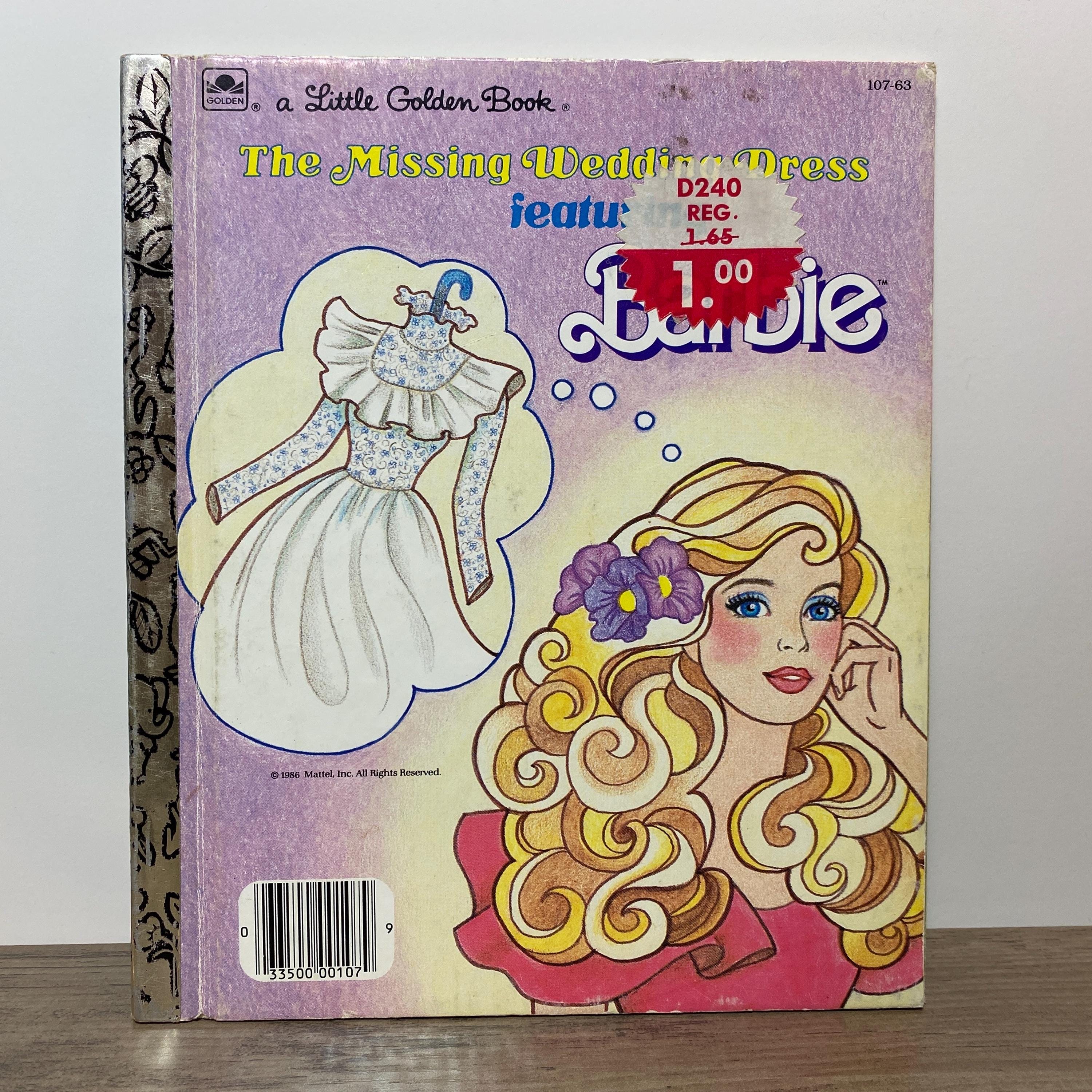 1986 Barbie the Missing Wedding Dress Little Golden Kids Book Mattel - Etsy