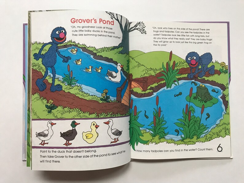 1989 on My Way With Sesame Street Book Volume 15 Summer Fall - Etsy