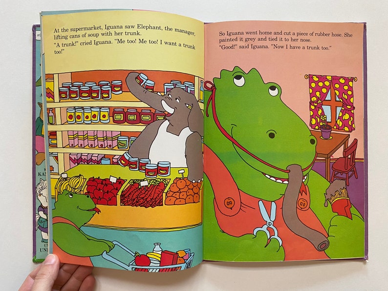1977 Sweet Pickles Me Too Iguana Cute 70s Kids Story Book Etsy