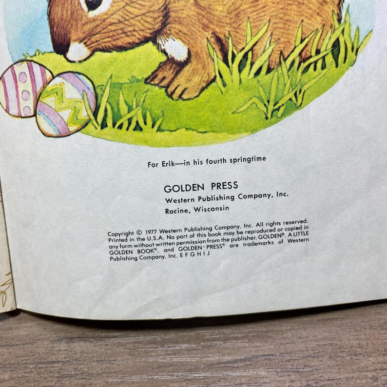 The Rabbits Adventure Little Golden Book 1977 #471-31 - Etsy