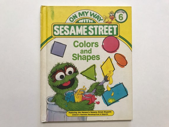 1989 セサミストリートと一緒に旅しよう 第6巻 色と形 マペット ジム 