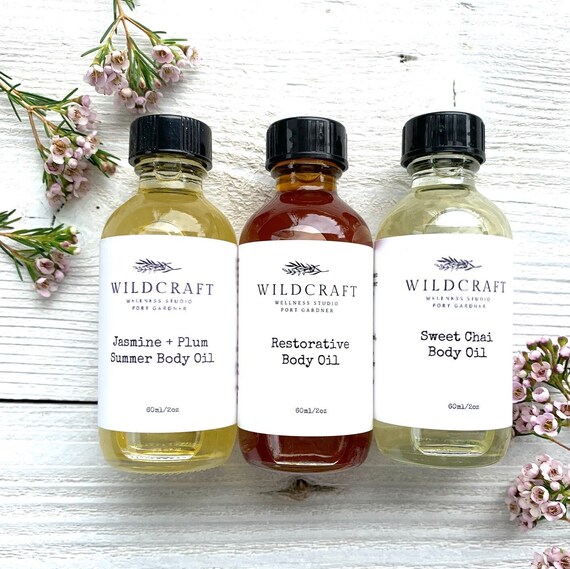 Body Oil Gift Set Gifts for Her Organic Skincare 