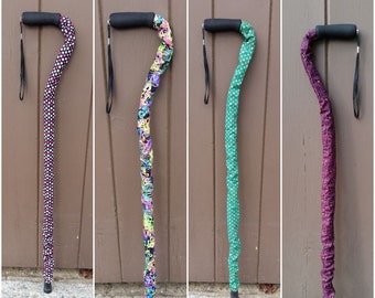 Cane Sock/Walking Cane Cover/Cane Sleeve/Decorative Cane Cover/Mobility Aid/Special Occasion/Floral/Patriots/Mother's Day/Free shipping