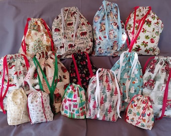 christmas gift bags etsy