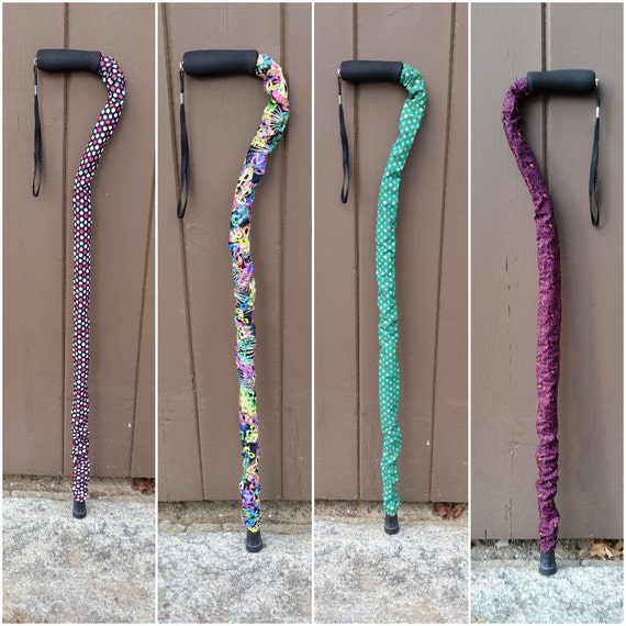 Cane Sock Walking Cane Cover Cane Sleeve Decorative Cane Etsy