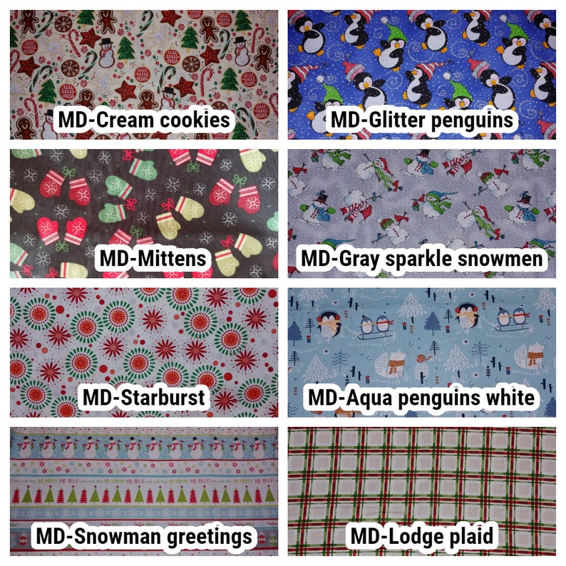 Reusable Fabric Christmas Gift Bag/Christmas/Small/Medium/Large/Holiday/Fabric Gift Bag/Cookie Bag/Treat Bag/Eco-friendly/Green image 6