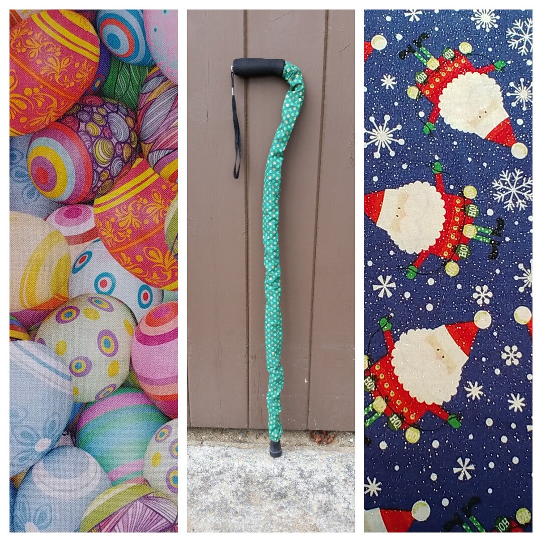 Cane Sock/walking Cane Cover/cane Sleeve/decorative Cane Etsy