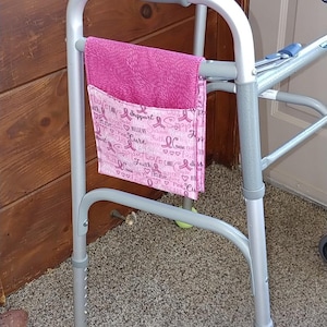 Handmade Cotton Walker Bag: Mobility Aid Accessory