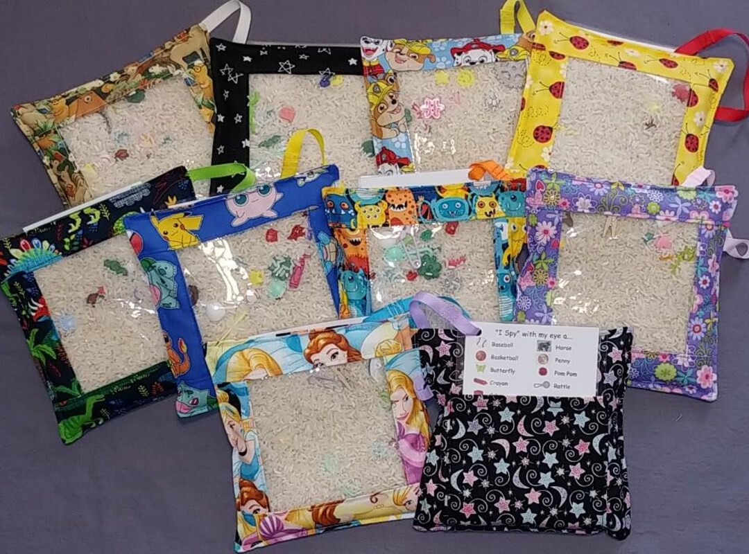 I Spy Bag, Sensory Bag, Discovery Bag, Fidget Bag, Eye Spy Bag, Quiet ...