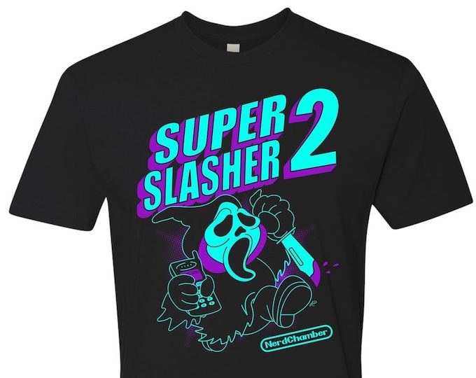 Featured listing image: Special Limited Edition Super Slasher 2 NES Variant T-Shirt