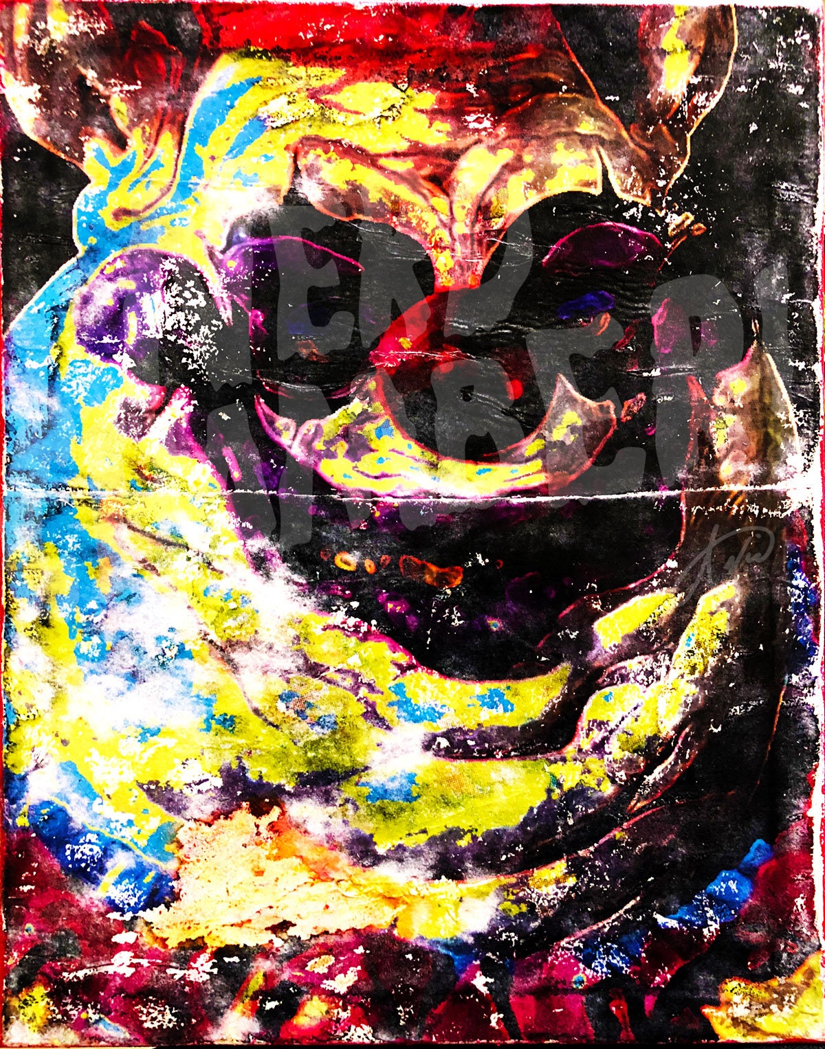 Killer Klowns from Outer Space - 11 x 14 Metallic Print