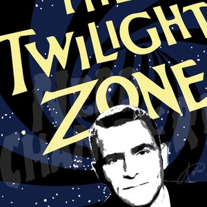 The Twilight Zone Poster Art | Rod Serling