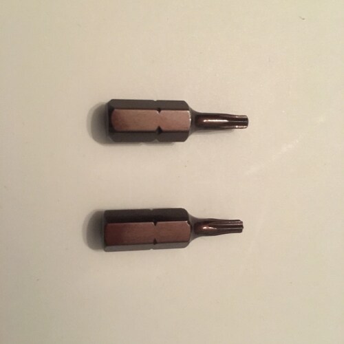 Set of 2 Torx T10 Security Bits 1/4 Hex Tamper Etsy