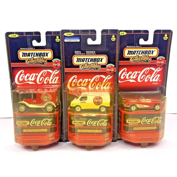 Set of 3 Matchbox Collectibles Coca-cola 1/64 Scale 55 Ford Van