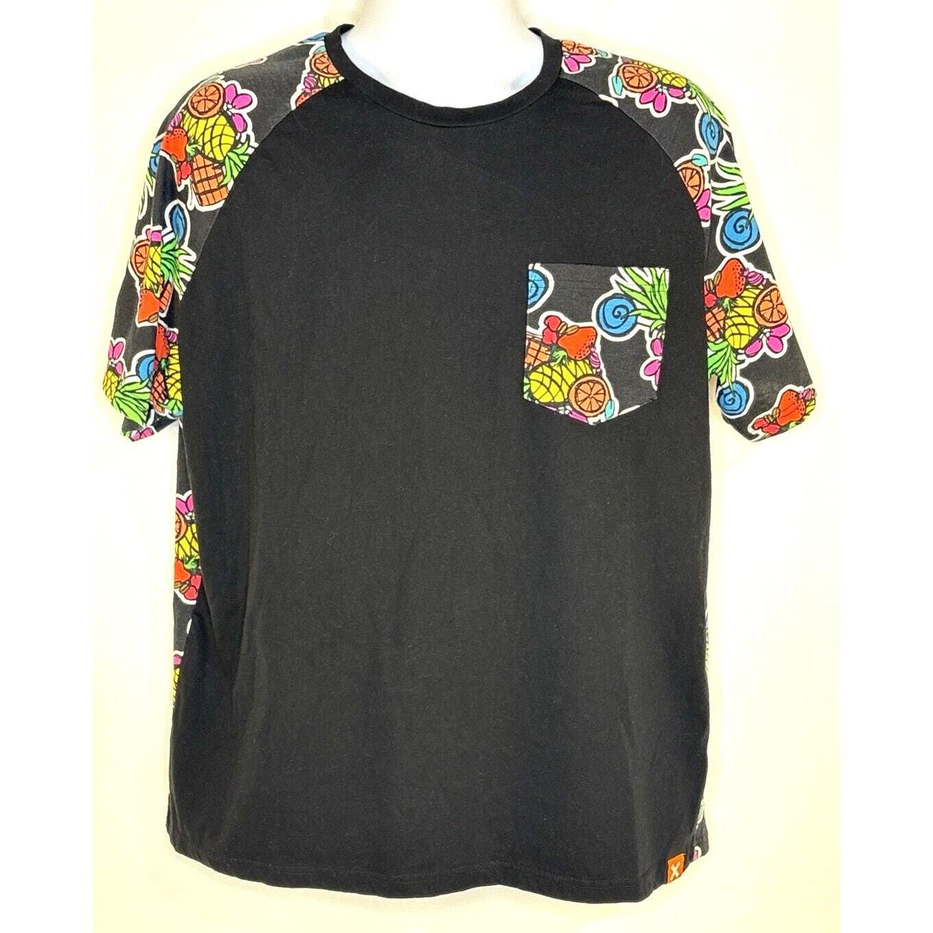 Tropical Fruit T-shirt With Pocket by Finish It -truth Tropical Fruit T-shirt With Pocket by Finish It -truth