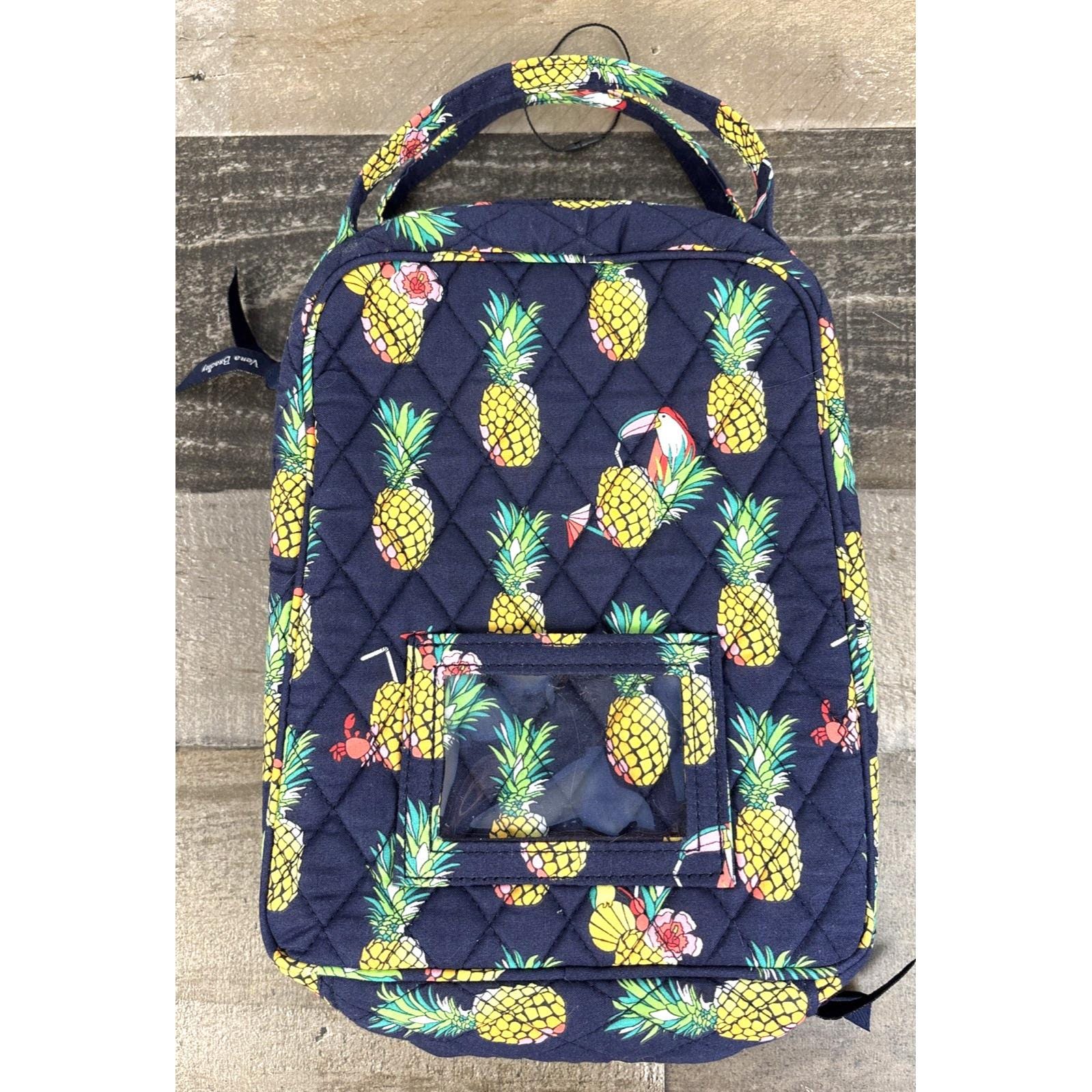 2 Piece Vera Bradley Backpack and Insulated Lunch Bag Set Amazon.com: Vera Bradley Lunch Bunch - Classic Navy - NWT  main image 2