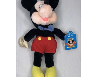 Vintage Applause Disney's Mickey & Pals Stuffed Plush 9" Mickey Mouse New NWT