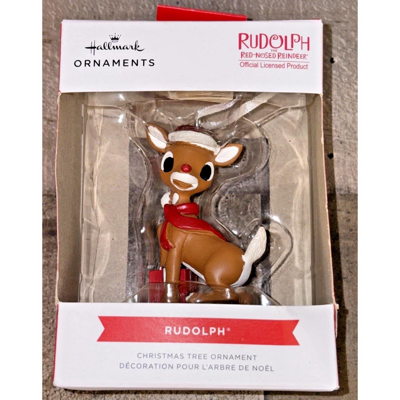 かわいいホールマークオーナメント ルドルフ 赤鼻のトナカイ