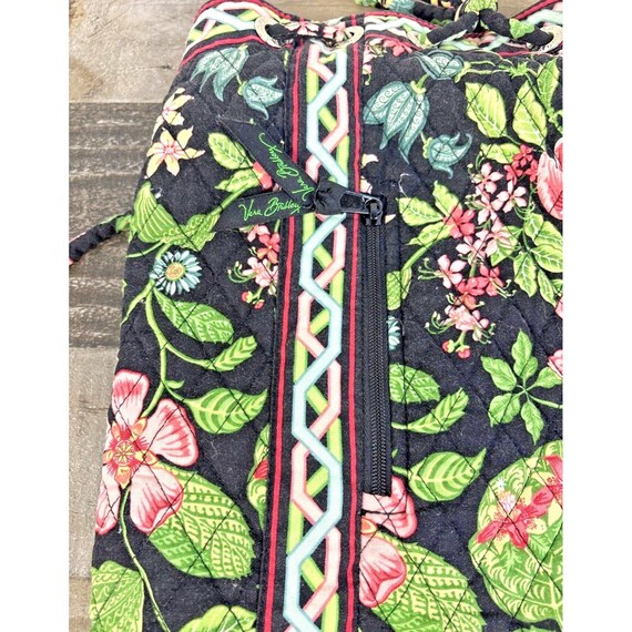 Vera Bradley Botanica Retired Backsack Drawstring Backpack  display picture 3