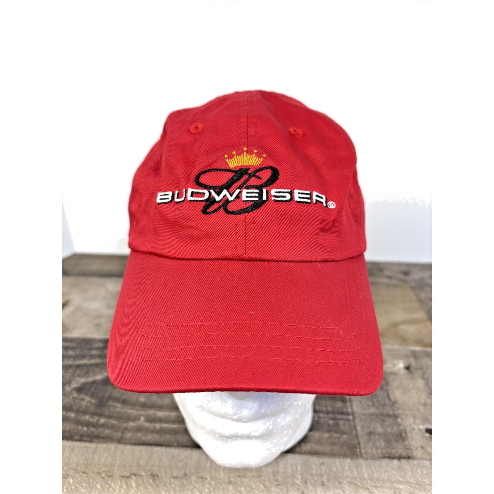 ヴィンテージ バドワイザー ハット/キャップ メンズ 調節可能 レッド