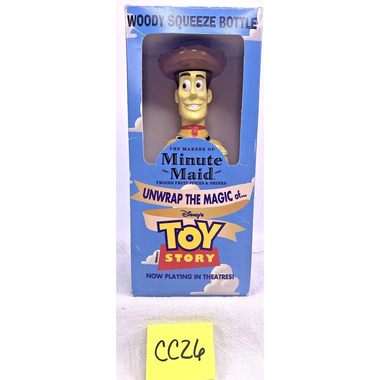 toy story ミニッツメイド　ボトル Disney Original 1995 Toy Story Woody Squeeze Bottle Minute Maid