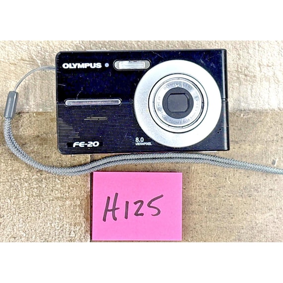Olympus FE-20 8MP Digital Camera CAMERA ONLY Untested for Parts or