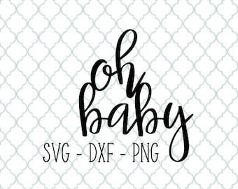 Download Oh baby cake topper | Etsy