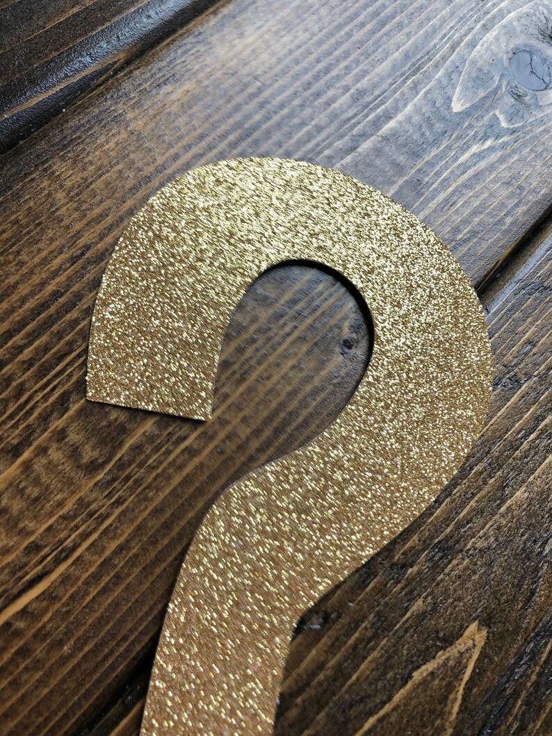 Question Mark Cake Topper Gender Reveal Cake Topper Gender Etsy