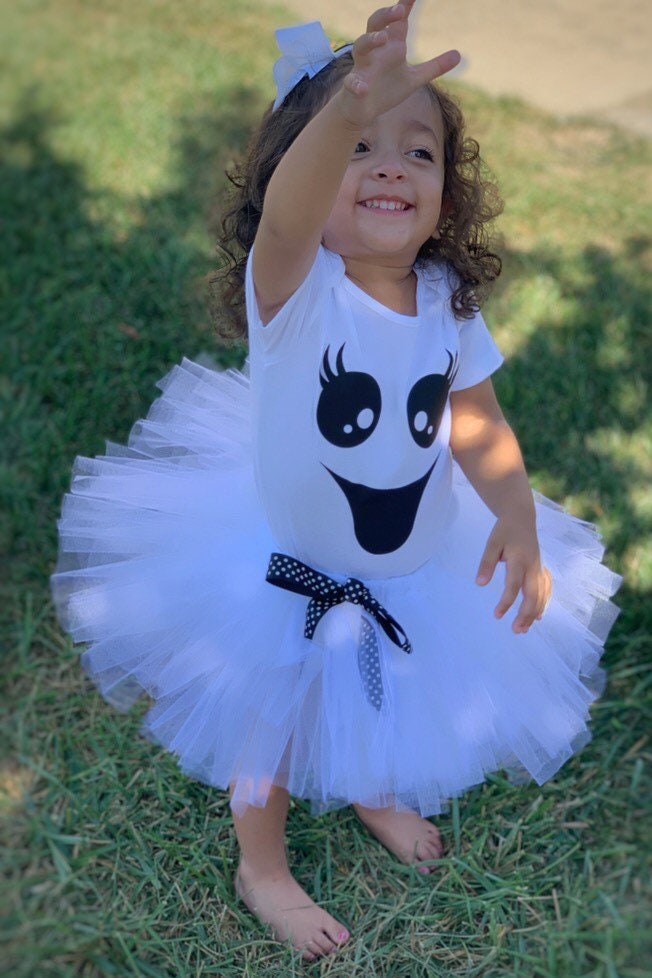 Ghost Tutu Costume Ghost Shirt Ghost Halloween Costume | Etsy