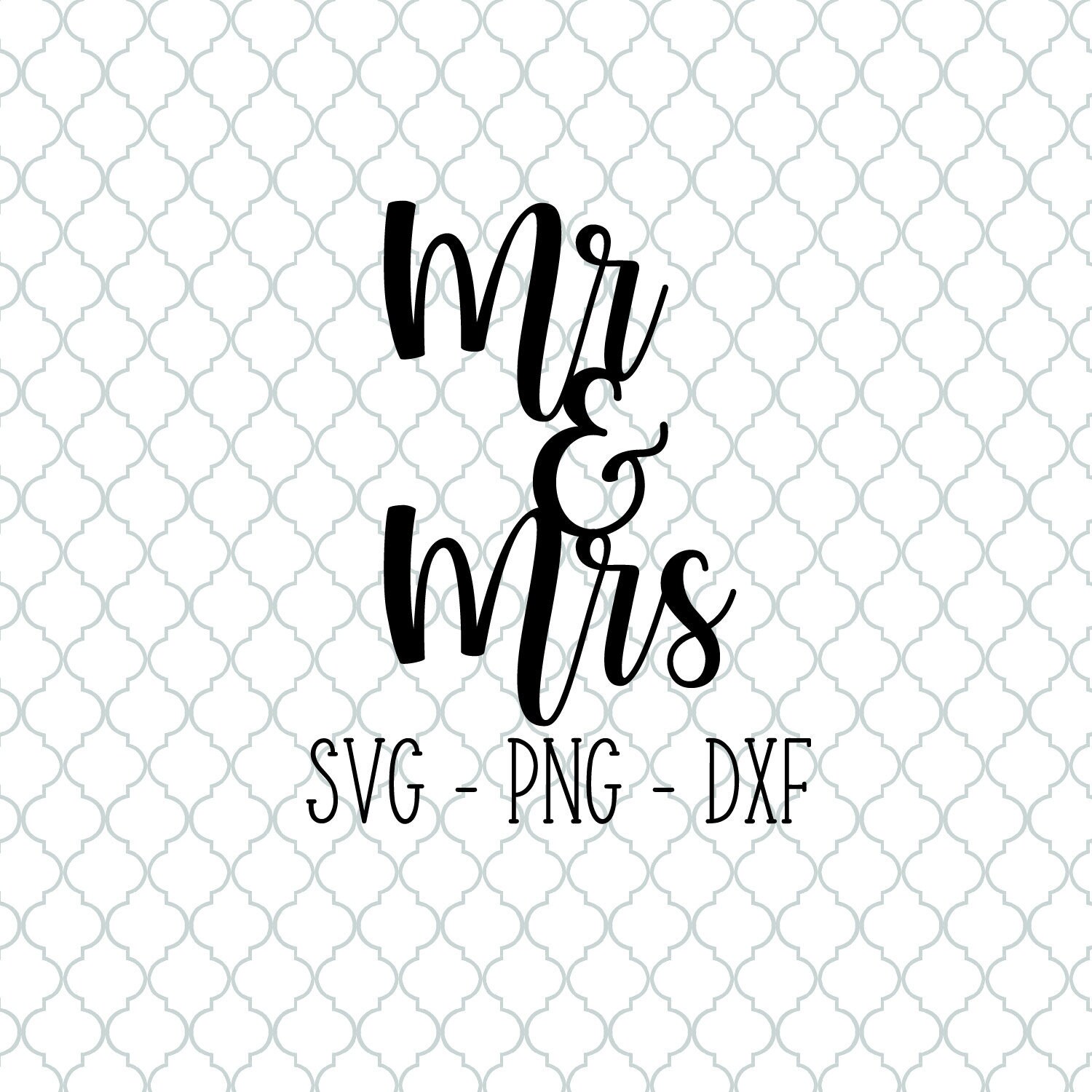 Mr and Mrs Cake Topper Svg Png Bridal Shower Dxf Etsy Australia