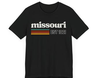 Missouri EST 1821 Vintage Style T-Shirt, Missouri Established 1821 Shirt