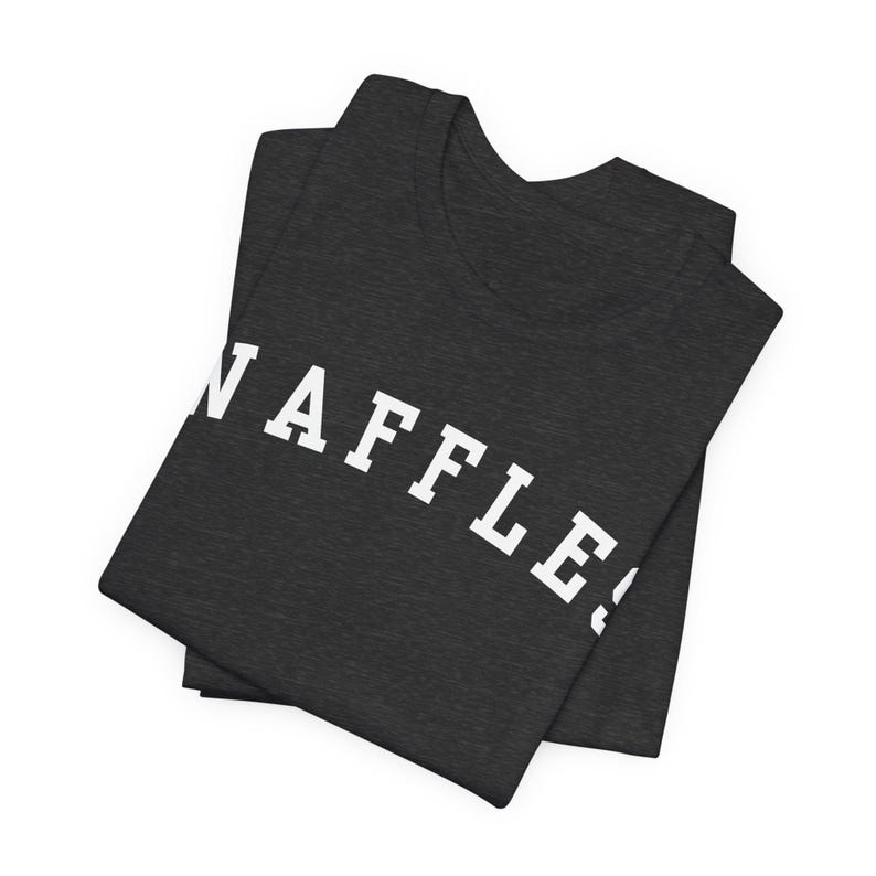 Waffles T-Shirt, Funny Waffles Lover Shirt, Waffle Connoisseur image 9
