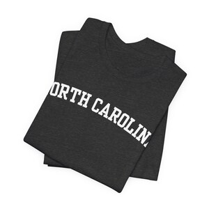 North Carolina T-Shirt, Collegiate Aesthetic image 8