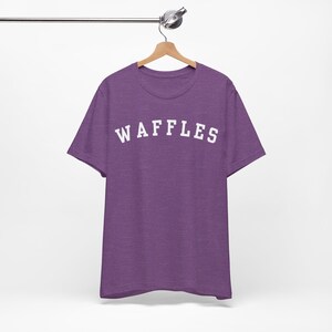 Waffles T-Shirt, Funny Waffles Lover Shirt, Waffle Connoisseur image 17