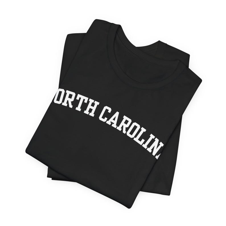 North Carolina T-Shirt, Collegiate Aesthetic image 6